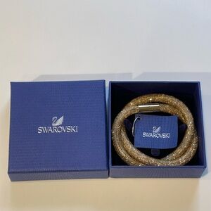 Swarovski Stardust Delix Gold Bracelet/Necklace